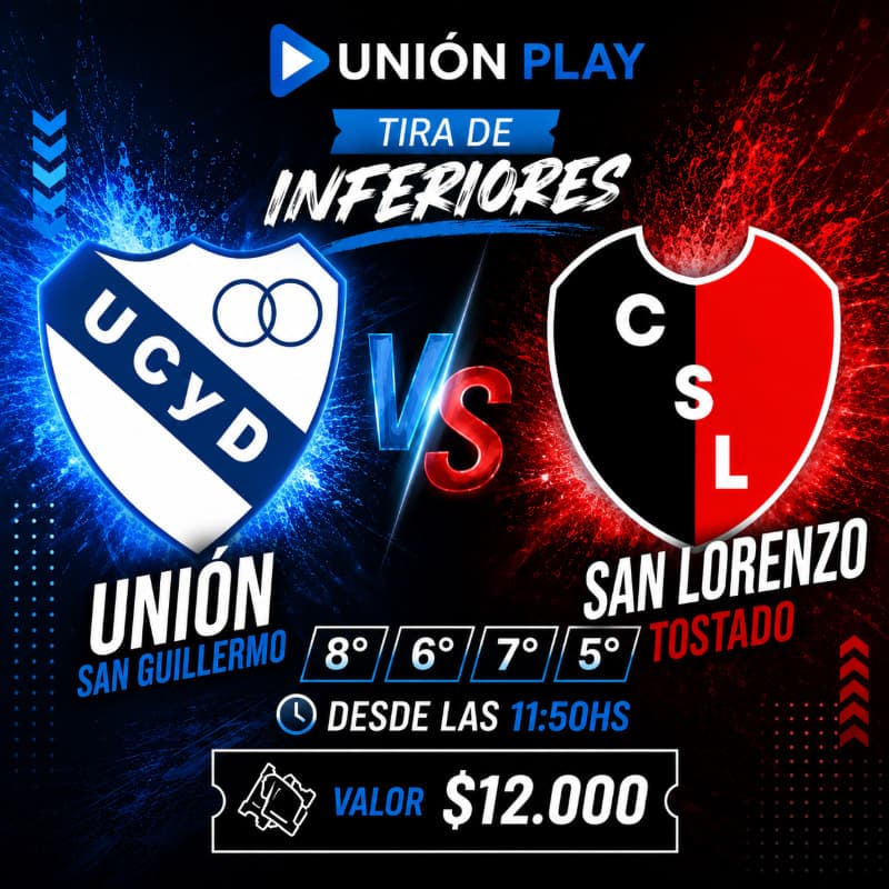 Union SG vs San Lorenzo Tostado